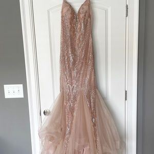 Pink Prom Dress Size 4